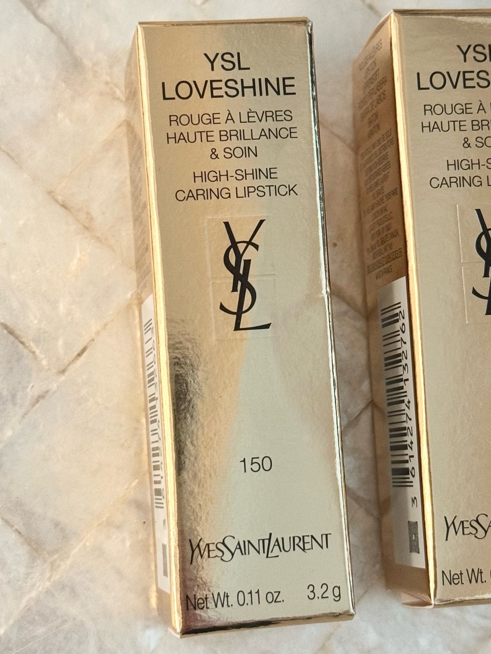 NWT YSL Yves Saint Laurent Loveshine high shine caring lipstick color shade 150